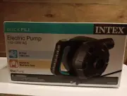 Intex Quick Fill Electric Pump 110-120V AC Inflates & Deflates + 3 Nozzles NEW!