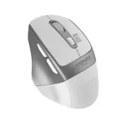 Promate SAMIT.WHT Ergonomic Silent Click Wireless Mouse - White Plug & Play -