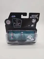 Jada Nightmare Before Christmas Nano Metalfigs: Sally Jack Skellington Zero NBC