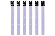 6pc Colourhide 30cm Bindermate Ruler Bookmark For Ring Binder Arch Files Purple
