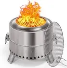 Ciays Smokeless Firepit, 17 Inch Fire Pit for Camping with Patented Technology,