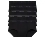 NEW CALVIN KLEIN Boxed Set of 5 Cotton BLACK Classic BRIEF UNDERWEAR Size XXL