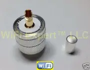 10 Silver UHF Male PL259 Plug Crimp RG58 RG142 LMR195 LMR200 Cable RF Connectors