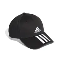 在飛比找蝦皮商城優惠-Adidas 黑 棒球帽 電繡 LOGO 基本款 可調節 老