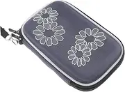 MERRYHAPY Eva Portable Hard Drive Case Pattern Pouch Computer Accessory Hard Drive Storage Box Drop Resistant Mesh Pocket