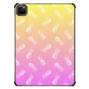 iPad Pro 11-inch (3rd/4th gen) iPad Impact Case Yellow Purple Tropical Pineapple Pattern