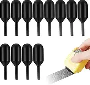 Siyurongg 12 Pcs Black Ink Refills for Identity Theft Protection Roller Stamps, Rectangular, 2ml Each, Ideal for Home & Office, Protects Personal Information on Different Paper Types