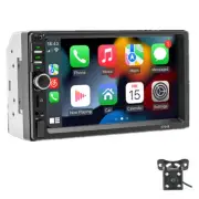 Double 2DIN Car Stereo Radio Bluetooth MP5 Player For Android Auto Apple Carplay (for: Porsche)