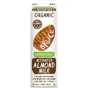 Nutty Bruce Organic Unsweetened Almond Plant Milk 1l