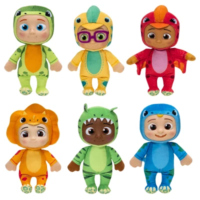 CoComelon Super Soft 21cm Gift Quality Dinosaur Plush Toys