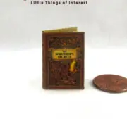 SORCERER'S SECRETS Book of Spells Miniature 1:12 Scale Illustrated Readable