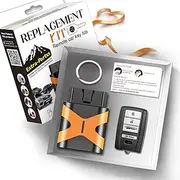 Extra-Partss Simple OBD Key and Smart Key Fob Replacement for Acura KR5V1X fits ILX RLX TLX 2016 2017 2018 (4 Btn w/Switch)