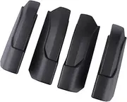 NEGRO 4pcs Roof Rack Cover,Fit For Pilot,2009-2015 Black ABS Plastic Front Back Leg Rail End Shell Caps Roof Rack Shield
