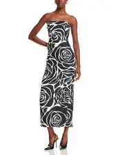 Milly Orion Rose Jacquard Dress