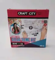 Craft City Karina Garcia DIY Clear Slime Kit Pre Made Slime 4 Pack Customize