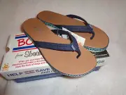 BOBS from Skechers Sunkiss Star Fish Flip Flops 8 NIB NWT