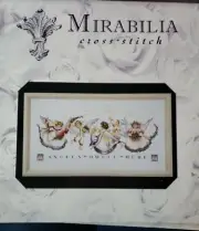 Mirabilia ANGEL PROCLAMATION - ANGELS DWELL HERE Cross Stitch Pattern MD #25 NEW
