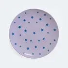 Barel Melamine Plate 20cm In Cyan Star - Shatterproof And BPA Free Side Dish NEW