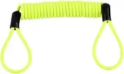 Disc Lock Reminder Cable Alarm Lock Security Spring Reminder Cable for Scooter Motorcycle Bike Brake Disc Fluorescent Green Motorcycle Spring