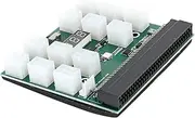 SMASOLO Mining Power Supply Adapter Pin Synchronous Board Multiple GPU Power Supply with Digital Display Solid Capacitor Filtering