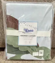 NEW Pottery Barn Kids Disney Pixar Finding Nemo Shower Curtain Bath Fish Ocean