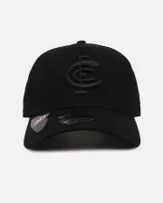 [New Era] New Era Carlton Blues 'Triple Black' 9forty A-frame Snapback Black - Size ONE ONE Black