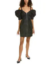 GANNI Taffeta Sheath Dress