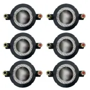 6Pcs 8Ohm 34MM Titanium Replacement Diaphragms for PA DJ Speaker Driver Tweeter