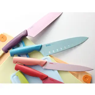 韓國Neoflam抗菌不鏽鋼彩色刀具組/買一組4把刀具贈刀架