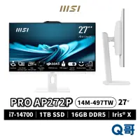 在飛比找蝦皮商城優惠-MSI 微星 PRO AP272P 14M-497TW 27