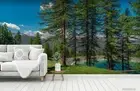 3D Sky Forest Lake Landscape Wallpaper Wall Murals Removable Wallpaper 110