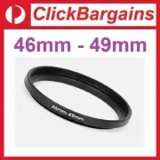 46mm to 49 mm Step Up Metal Camera Lens Filter Adapter Ring / Stepping 46-49mm