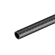 Carbon Fiber Round Tube 12x10x500mm 3K Roll Wrapped Matt for RC Airplane 1Pcs