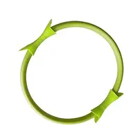 Exercise Ring Pilates,14.96 Inches Pilates Hoop Resistance Fitness Ring - Exercise Equipment Double Grip Non-Slip Yoga Accessories for Training & Gym