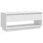 Wooden Console Table Entertainment TV Unit Drawers Stand Storage Shelf White