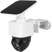 [Uogw] Gutter Mount Bracket for Eufy Security SoloCam S340 and SoloCam E30, Adjustable, Weatherproof and Flexible Bracket Compatible with Eufy S340 Solar Security Camera (White)