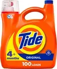 Liquid Laundry Detergent, Original Scent, HE Compatible, 100 Loads, 132 Fl Oz