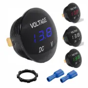Digital DC 12V-24V Green/Red/White/Blue LED Panel Voltage Volt Meter Voltmeter