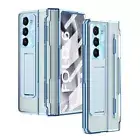 For Samsung Galaxy Z Fold 6 Hinge Hard PC Case with Kickstand Screen Protector