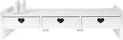 Desk Riser Drawers Monitor Stand for Computer Keyboard Storage Rack Office Desk Organizer Laptop Stand Storage