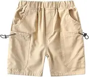[DINGDONG'S CLOSET] Tollder Kid Boys' Pull On Casual Pockets Shorts