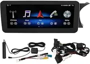 XTevu GPS Navigation Screen, 10.25in Touch Screen Wireless Carplay Compatible with Benz C Class W204 NTG4.0 Android 12 Navigation System Replacement (右手ドライブ)