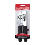 Swing-A-Way Black Steel Manual Can Opener (Pack of 12)