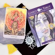 Lovely Om Tarot Deck - Spiritual Tarot Cards with Guidebook | Nature Beings, Gods and Goddesses, Chakras, Yoga, Meditation, Divination