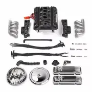 For 1/10 RC Crawle Car TRX4 SCX10 RC4WD D90 V8 Engine Cooling Fan Radiator