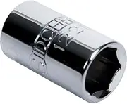 Sidchrome 6 Point 1/4-Inch Drive Socket, 9 mm Size