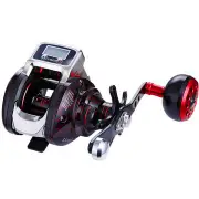 LS3000 6.3:1 15BB Digital Display Casting Reel CNC Machining Aluminum Fishing Reel LEFT MODE