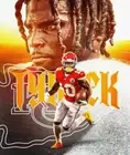 525594 TYREEK HILL Football Touchdown 1 24x18 WALL PRINT POSTER