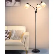 DINGLILIGHTING DLLT Modern Reading Floor Lamp 3 Light with Adjustable Flexible G