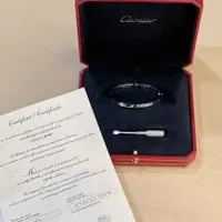 在飛比找PopChill優惠-[二手] Cartier 白 18k 手環